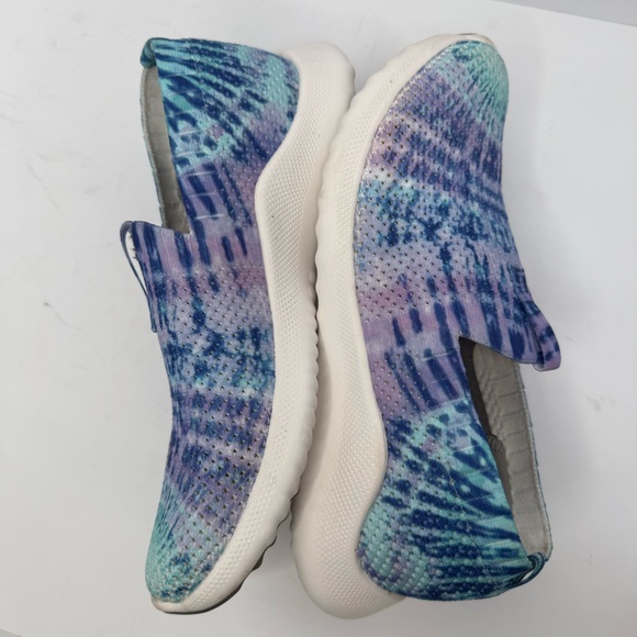 Aetrex Comfort Slip-On Sneakers | Size 7.5–8 | Excellent Condition-Blue-Purple - Picture 3 of 10